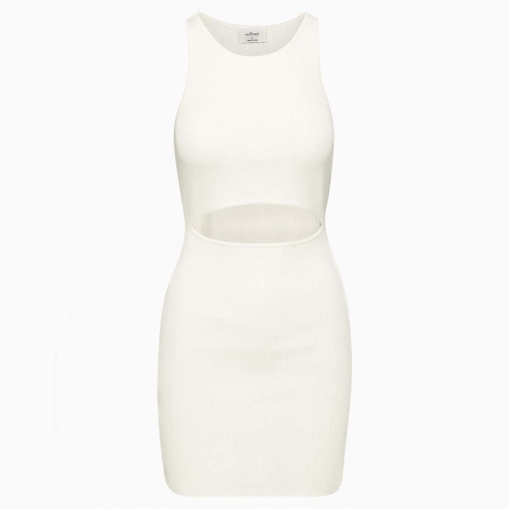 Cut-Out Knit Mini Dress | Wilfred Free